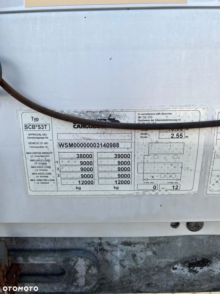 Schmitz Cargobull 2011 firanka plandeka rama ocynk mało używana bogato wyposażona wron-pol - 29