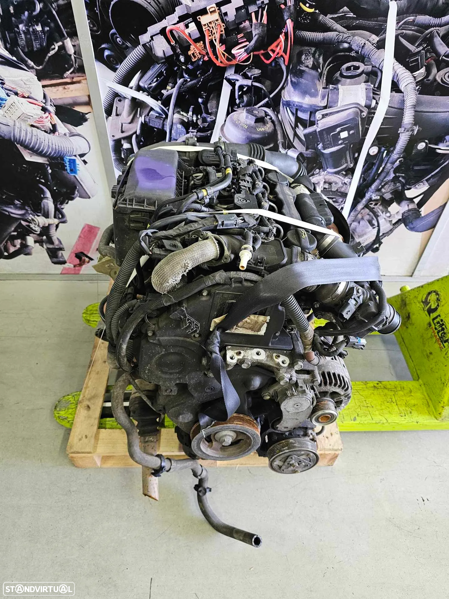 Motor Citroen Berlingo 1.6 HDI 2008, de 90cv, ref 9H02 - 4