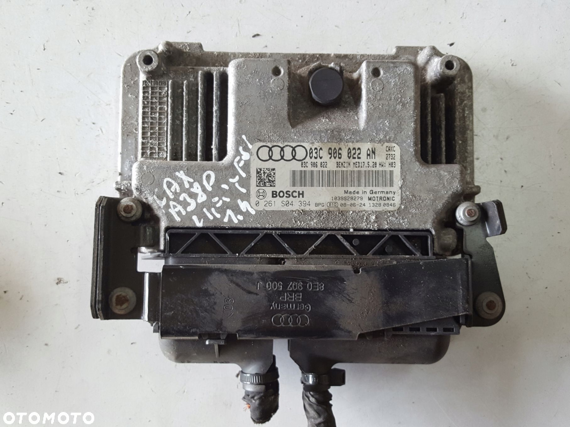 AUDI A3 8P LIFT 08-12r 1.4 TSI CAX KOMPUTER SILNIKA 03C906022AN - 1
