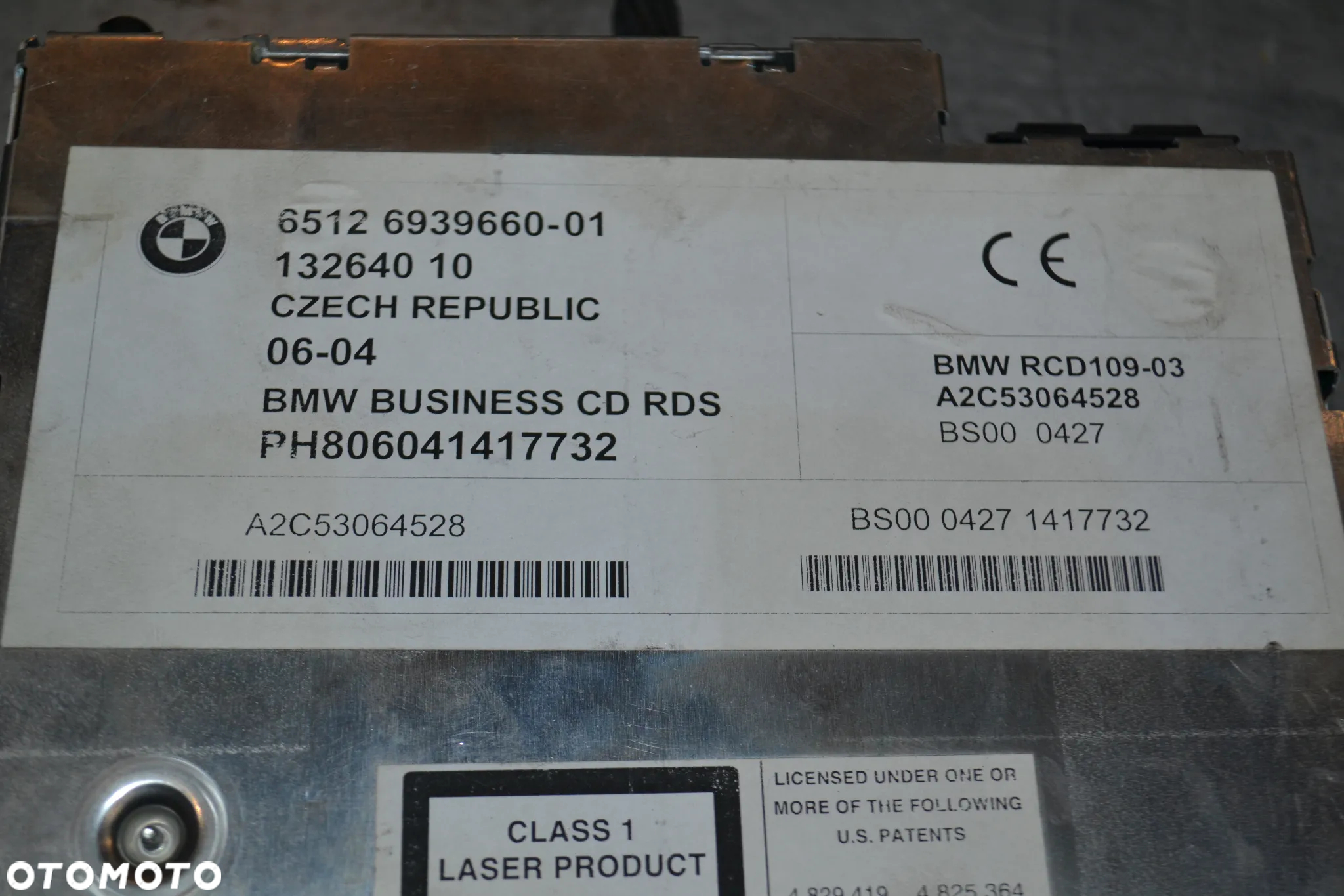 BMW E46 RADIO BUSINESS CD 6939660 - 4