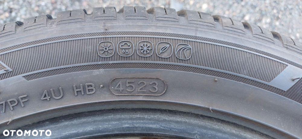 215/45R16 90V HANKOOK , dwie używane opony wielosezonowe. - 6