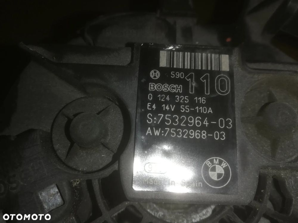 BMW E46 1.8B ALTERNATOR 7532964 0124325116 - 2