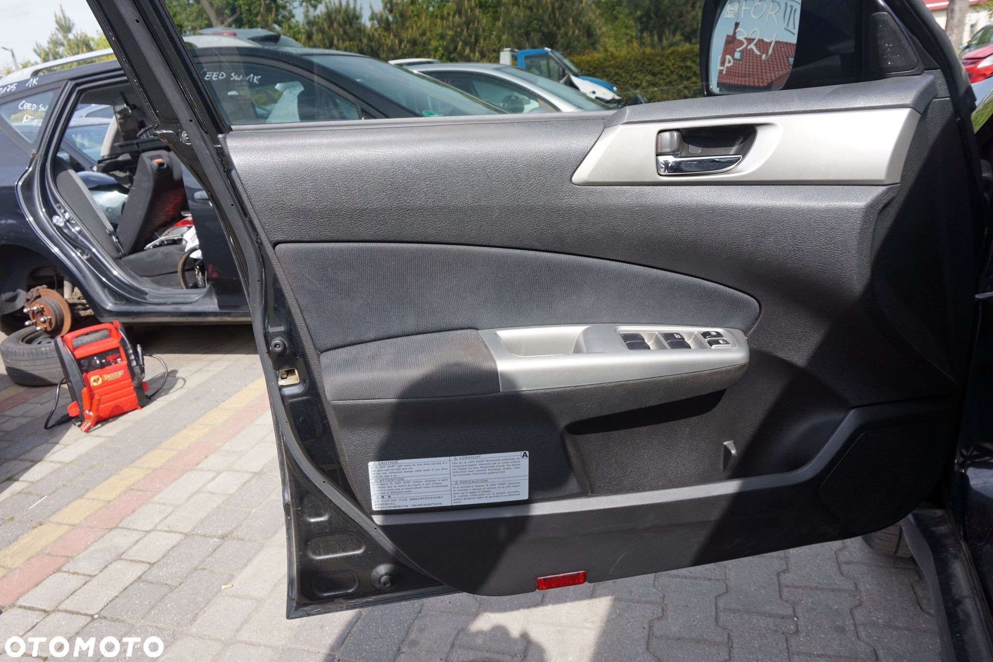 DRZWI PRZEDNIE LEWE FORESTER III SH 32J  CZARNY SUBARU 2008-2013 - 10