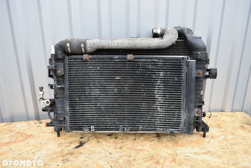 KOMPLET CHŁODNIC WODY KLIMATYZACJI OPEL ZAFIRA B 1.9CDTI - 2