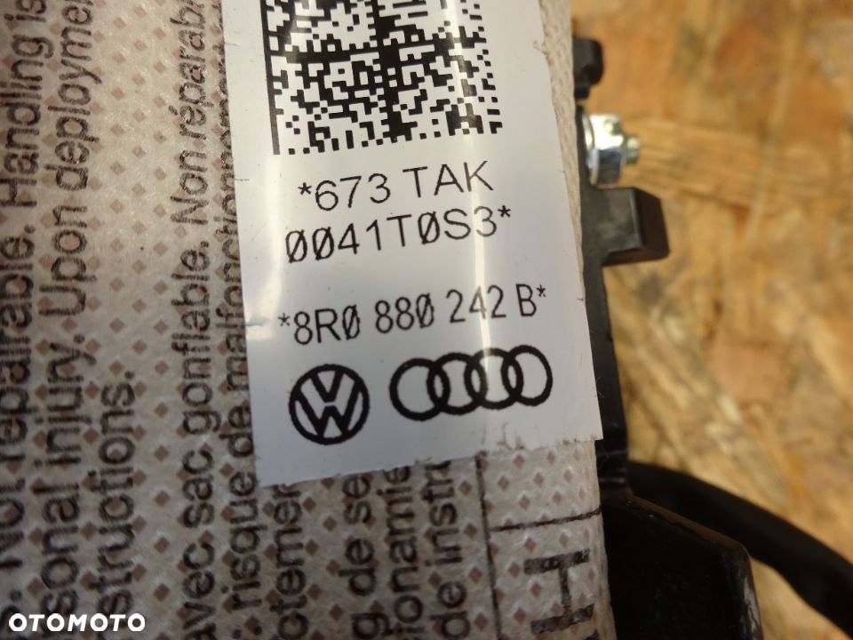 8R0880242B poduszka fotela prawa audi Q5 8R0 czesci - 2