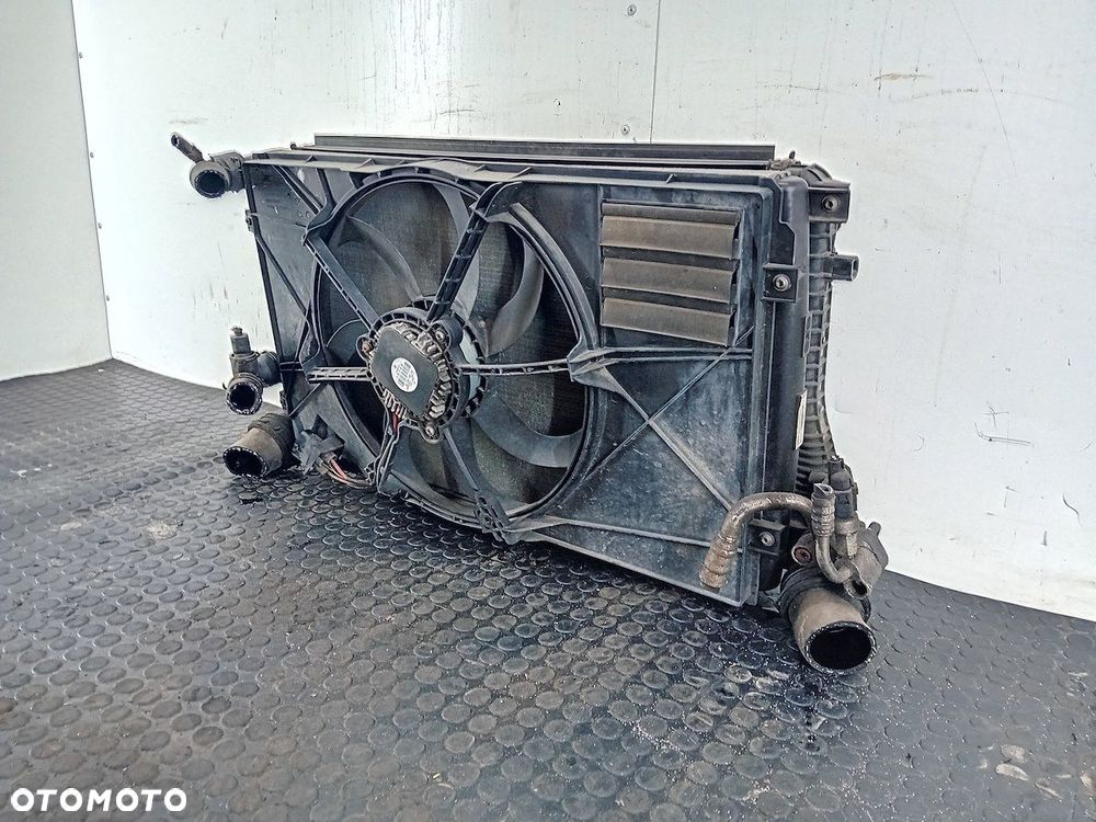 ZESTAW CHŁODNIC WODA KLIMA WENTYLATOR SEAT ALTEA FL 1K0959455EF 1.9 TDI - 3