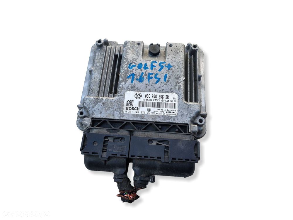 STEROWNIK KOMPUTER SILNIKA 03C906056DR VOLKSWAGEN GOLF 5 V PLUS 1.6 FSI - 1