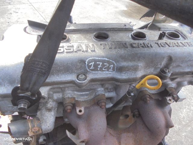 Motor GA16 NISSAN SUNNY 1992 1.4 80CV 5P VERMELHO - 5