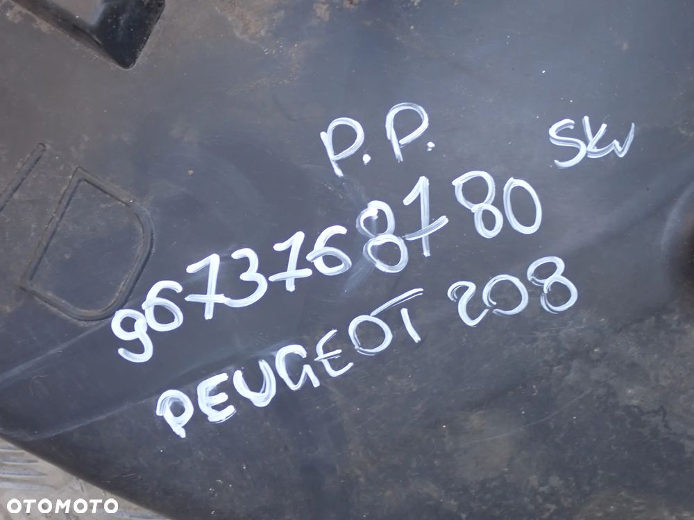 NADKOLE PRAWY / LEWY PRZÓD PEUGEOT 208 12-18 ROK 9673768780 / 9673768880 - 13