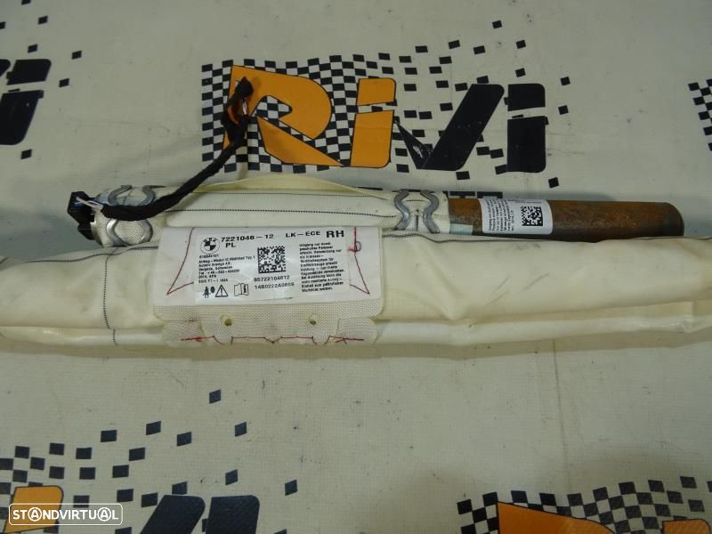 Airbag De Cortina Direito Bmw 1 (F20)  7221046 / 72127221046 / F20 F21 - 6