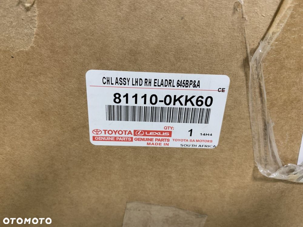 NOWA ORYGINALNA LAMPA PRAWA TOYOTA HILUX VIII LIFT 21- 81110-0KK60 - 12