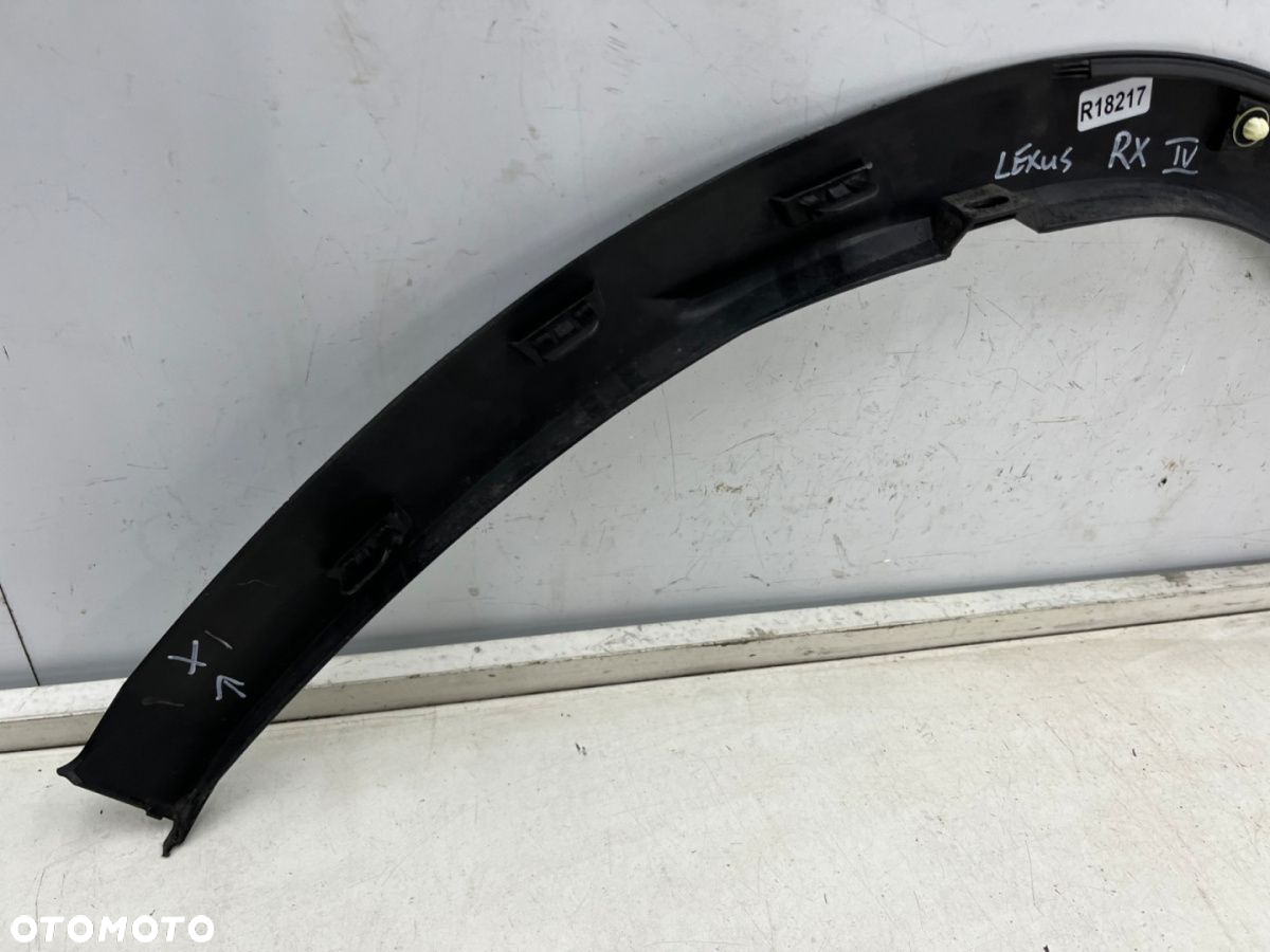 Listwa Lexus RX IV 450H 350 15-22r. nakładka rant nadkola błotnika lewa tylna 75606-48020 7560648020 - 15