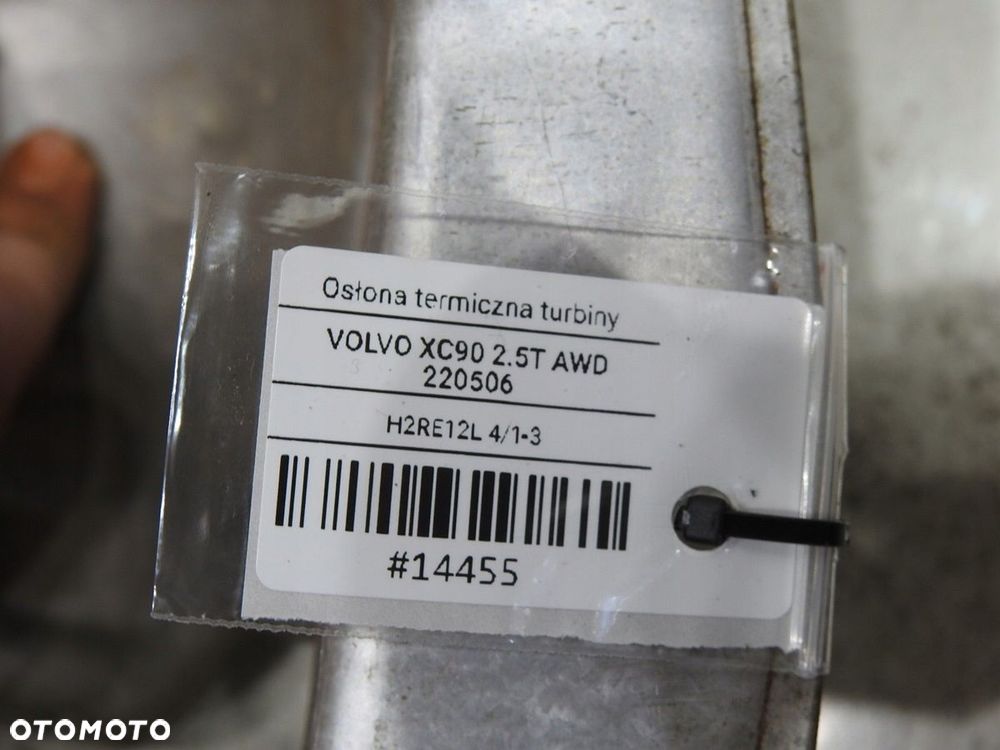 OSŁONA TERMICZNA TURBINY VOLVO XC90 I 2.5 T - 8