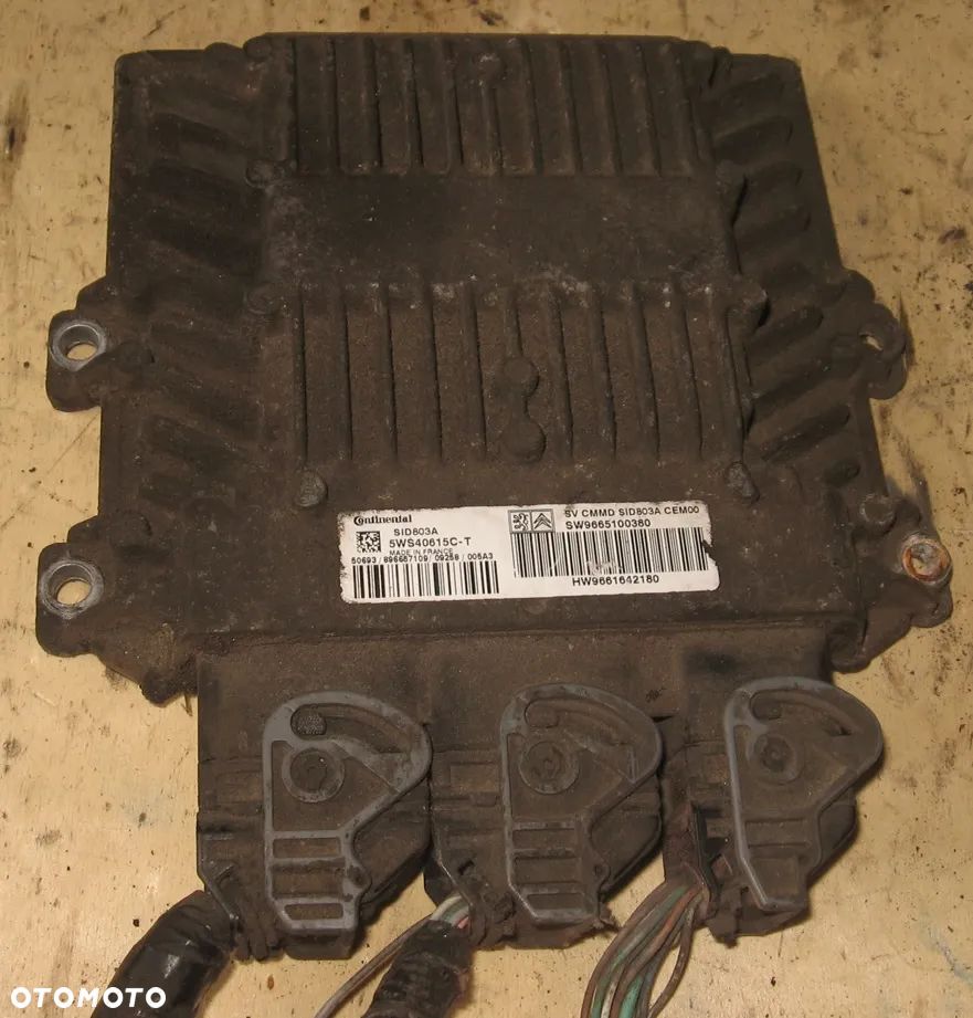 9665100380 JUMPY EXPERT SCUDO sterownik silnika CITROEN PEUGEOT FIAT - 1