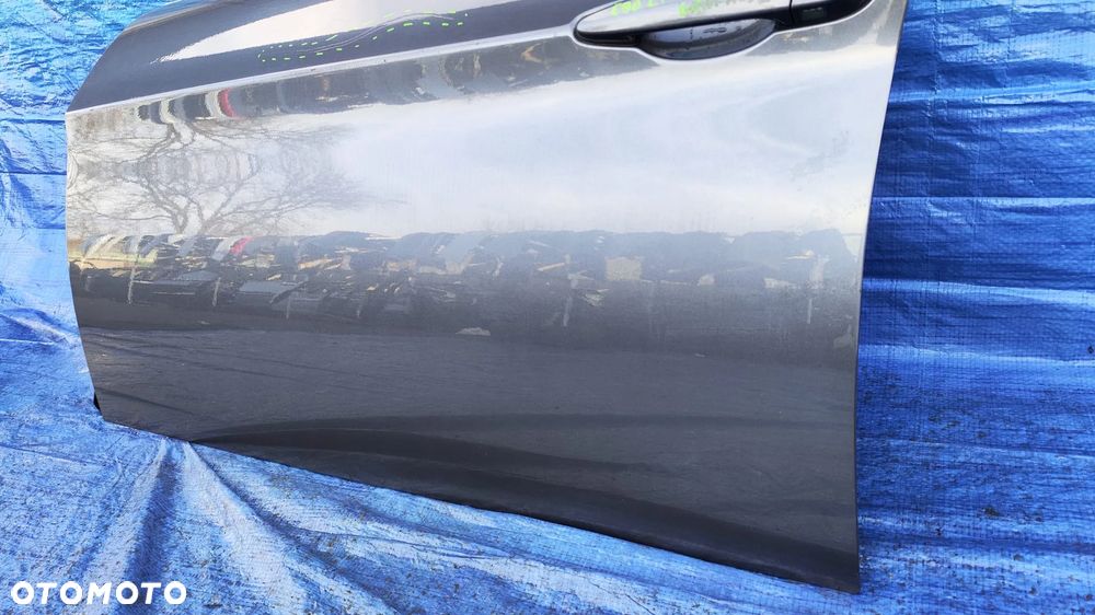 DRZWI LEWY PRZÓD PRZEDNIE KOMPLETNE SPARKLING GRAPHITE A22 ORYGINALNY LAKIER BMW E90 E91 - 3