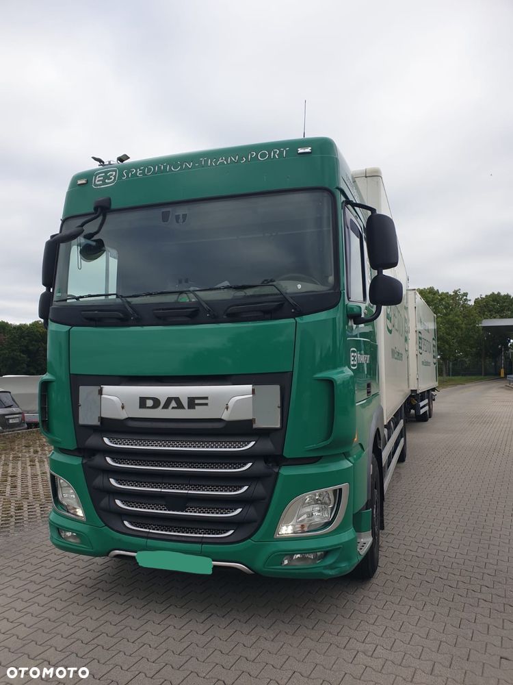 DAF XF ZESTAW TANDEM 2021 ORYGINALNY PRZEBIEG z Niemiec / PRZEJAZDOWY Z WINDĄ / - 1