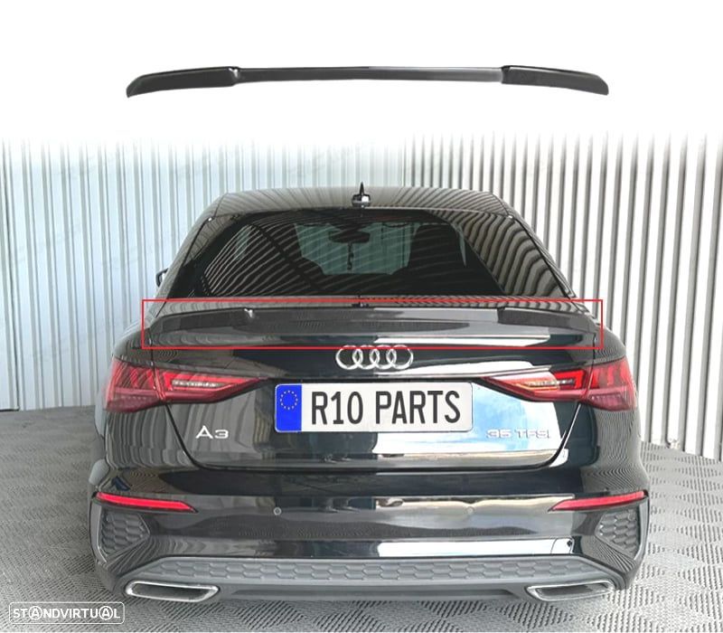 AILERON SPOILER AUDI A3 8Y 20-24 LOOK S LINE - 1