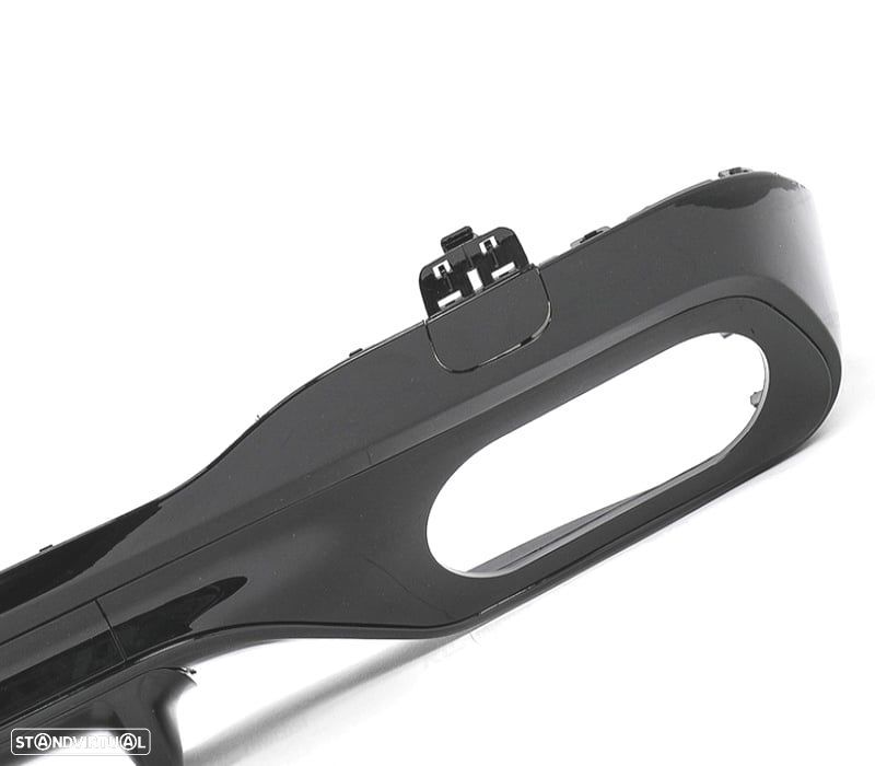 DIFUSOR MERCEDES W206 AMG 21- LOOK C43 + PONTEIRAS DE ESCAPE PRETAS - 4