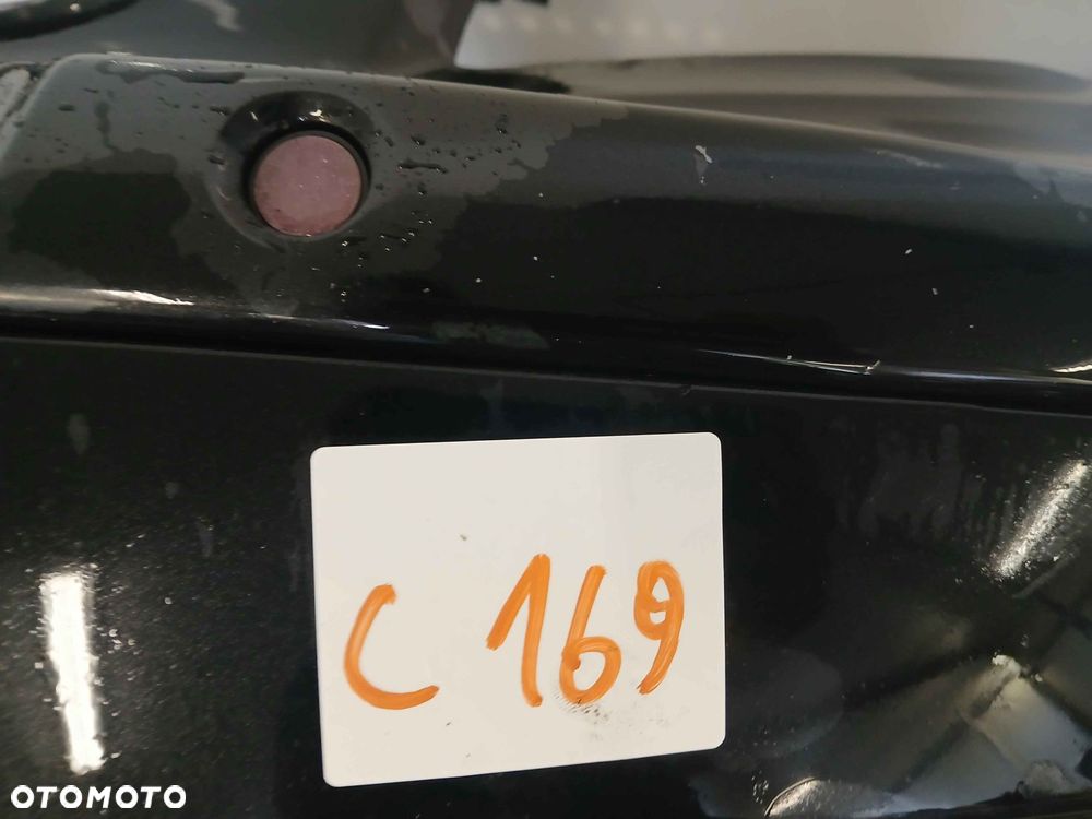 ^ ZDERZAK PRZÓD PRZEDNI BMW E87 SERIA 1 LIFT FL SCHWARZ 2 II CZARNY HALOGENY - 2