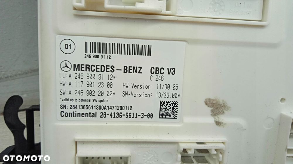 mercedes cla w117 13-17 moduł komfortu eu - 2