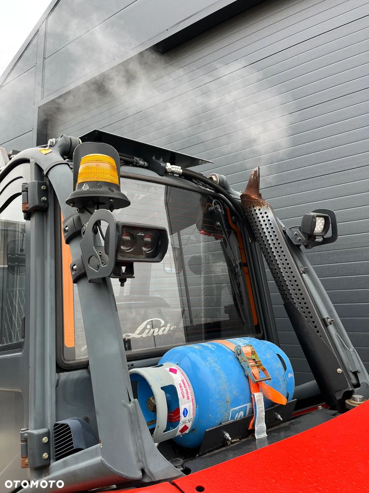 Linde H35 H30 Gaz widły teleskopowe, pozycjoner przesuw boczny kabina oświetlenie drogowe - 8