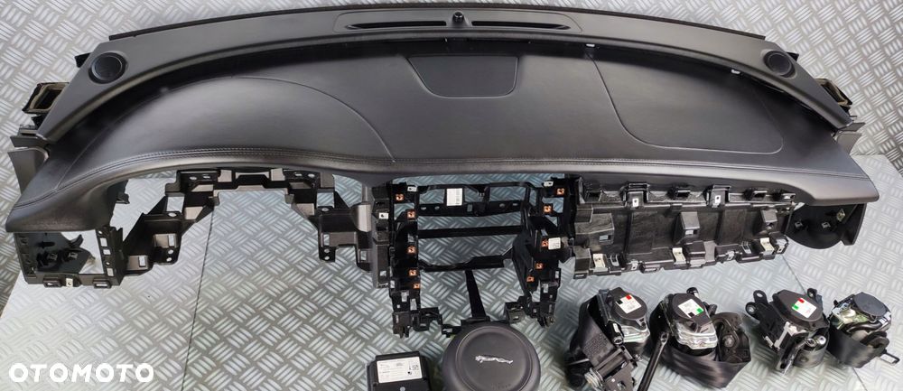 deska rozdzielcza kokpit poduszki airbag pasy skóra JAGUAR XF II 2 X260 EU - 2