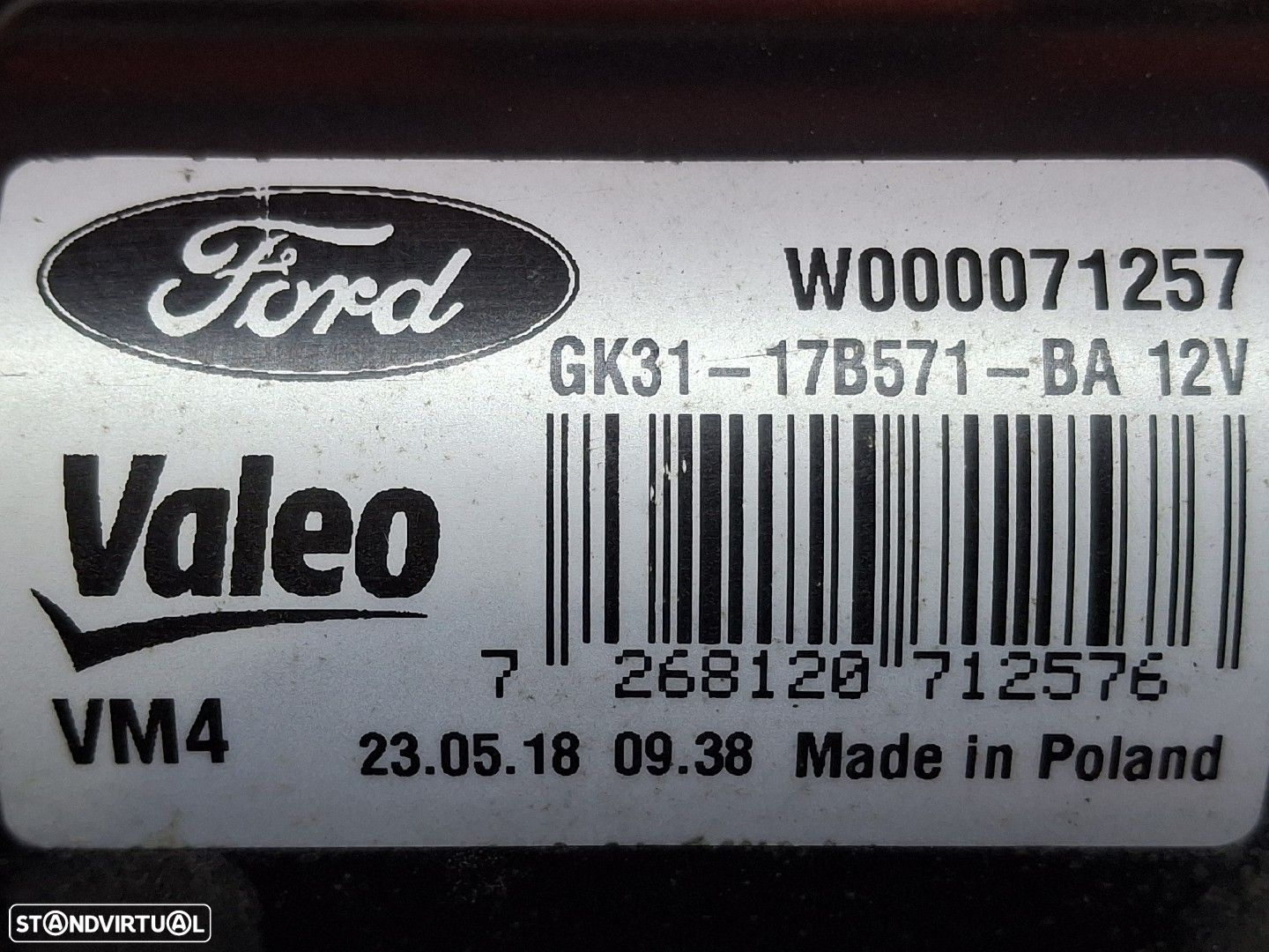 Motor De Limpa Vidros Frente Ford Transit V363 Caixa (Fcd, Fdd) - 4