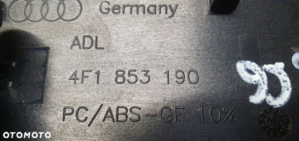 Listwa osłona dekor konsoli Quattro Audi A6 C6 4F1853190 - 6