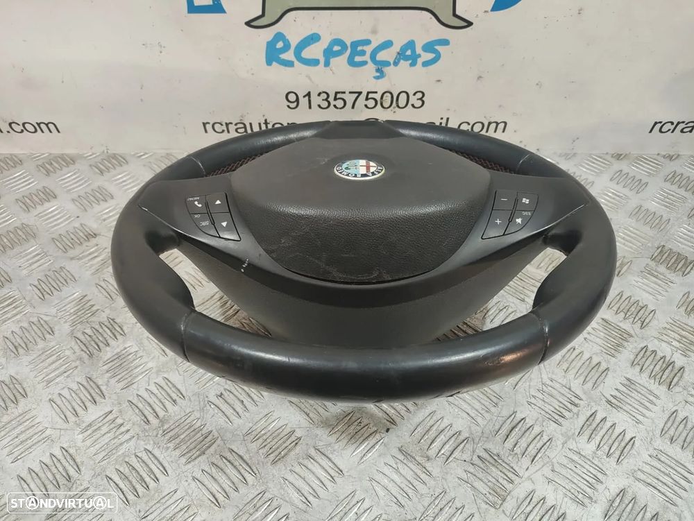 Volante Completo Pele Alfa Romeo Giulietta 940 Comandos Multifunções - 5