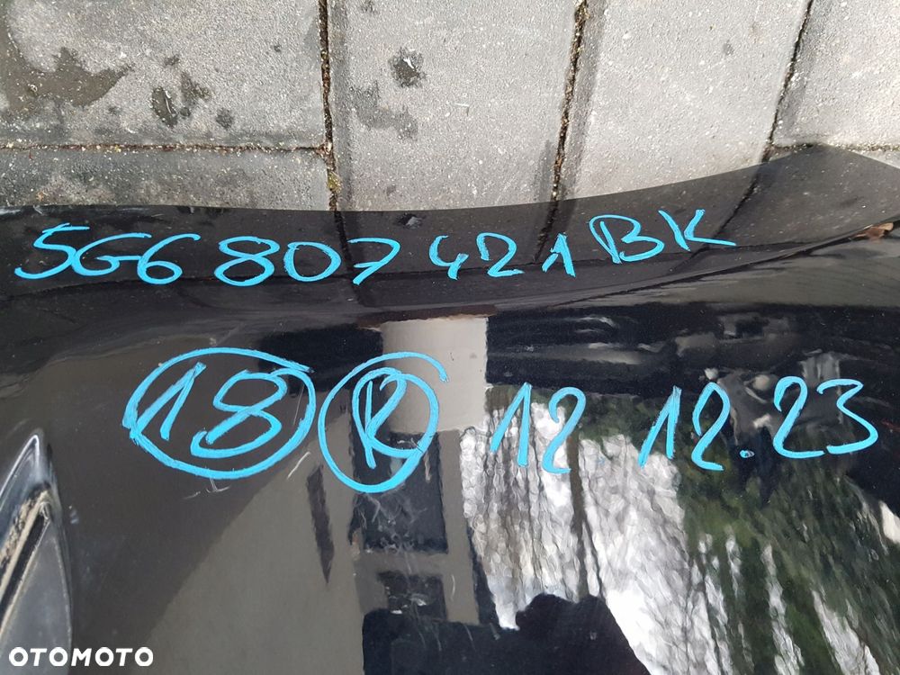 vw golf 7 lift zderzak tył 5g6807421bk pdc - 8