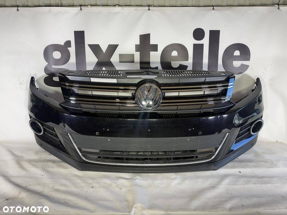 Vw Tiguan 5N Lift Zderzak Przód Przedni 6xPDC SPRYSK. LC9X 11-15 5N0807221K - 1