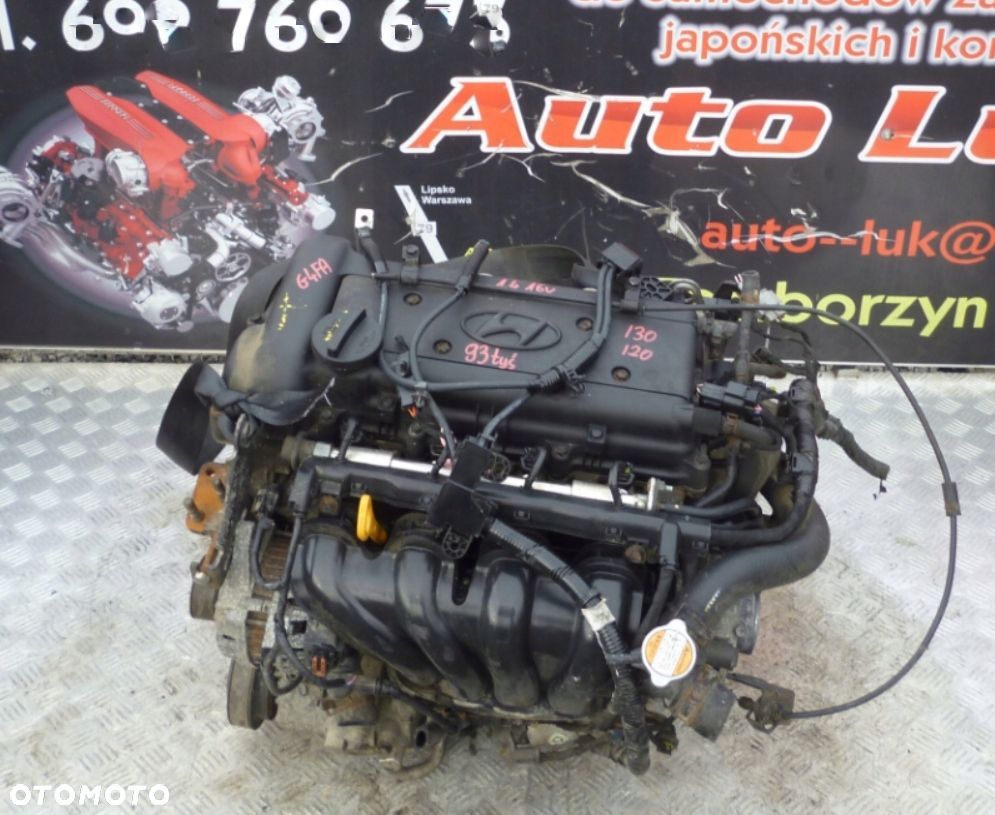 SILNIK HYUNDAI I20 I30 1.4 16V G4FA 93 TYS - 1