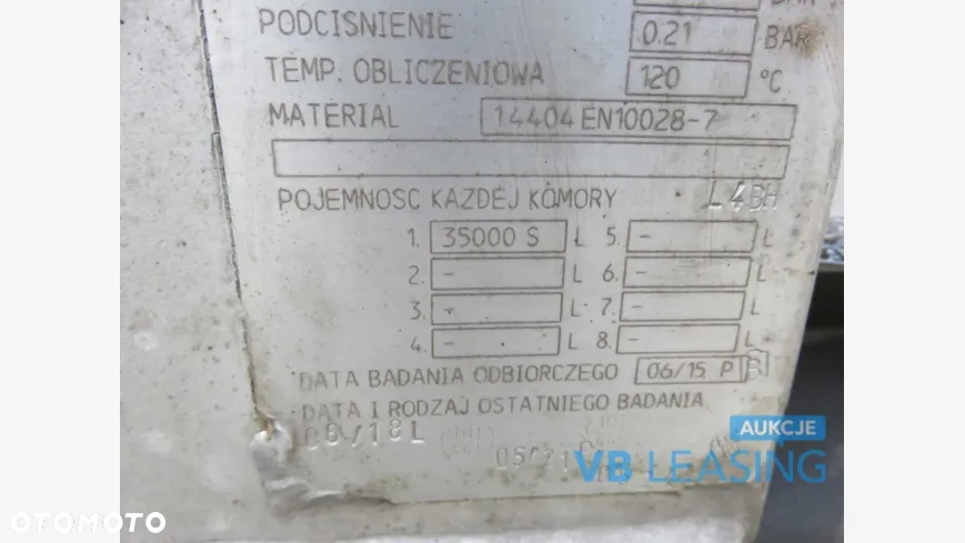 Ackermann VAN HOOL 3 AXLE SEMI TRAILER cysterna do przewozu materiałów niebezpiecznych - 11