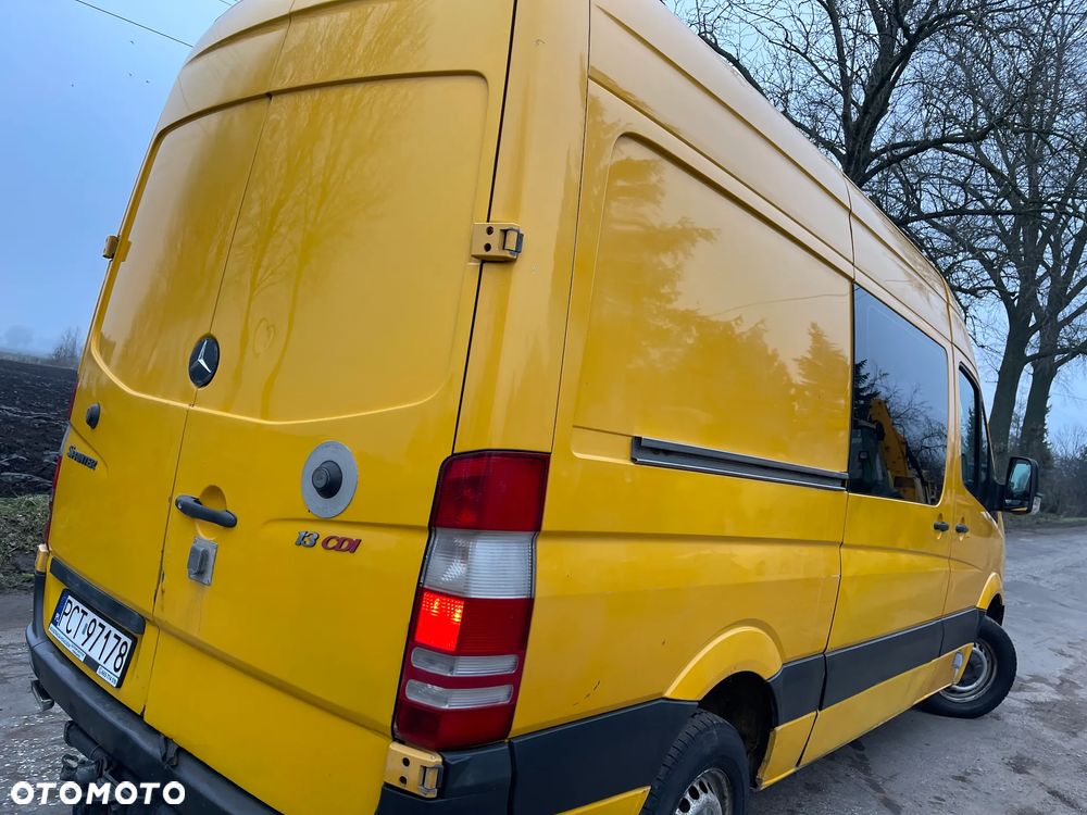 Mercedes-Benz Sprinter W906 313 CDI Średni Średniak L2H2 Brygadówka 6 Osobowy 6 Osób Dubel kabina 2009 ROK - 28