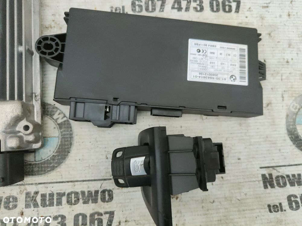 BMW E87 E81 E90 E91 M47 2.0d 163KM 122KM Zestaw startowy sterownik silnika 7803372 - 3