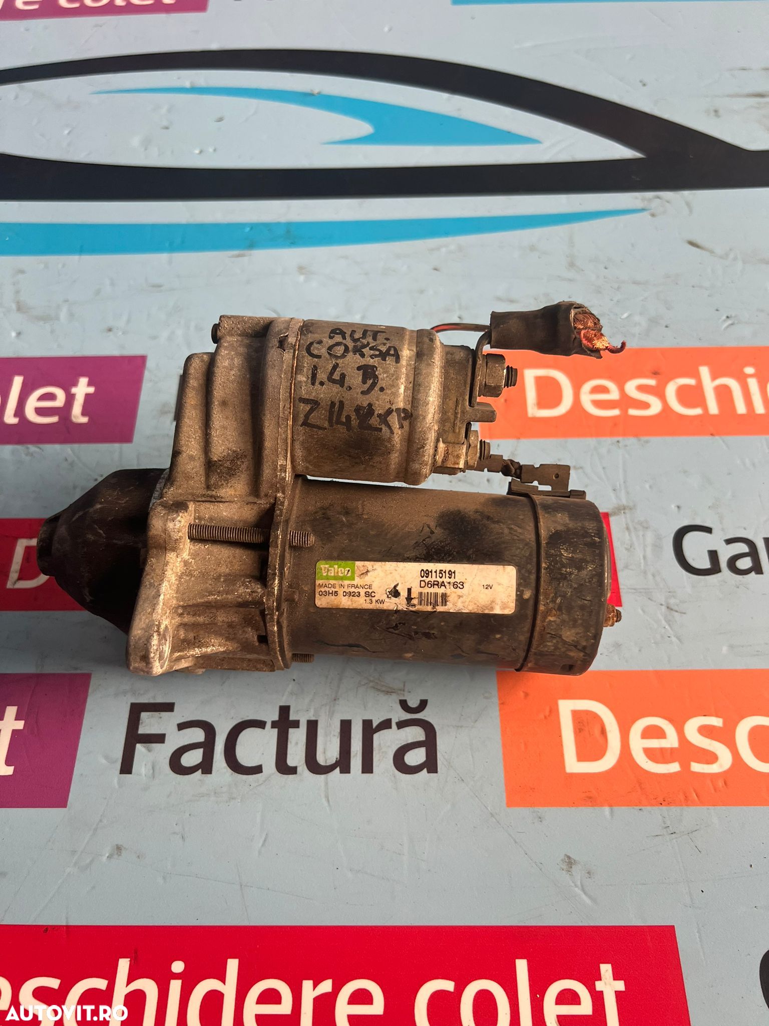 Electromotor Opel Corsa C benzina 2004  Cod 09115191 - 1