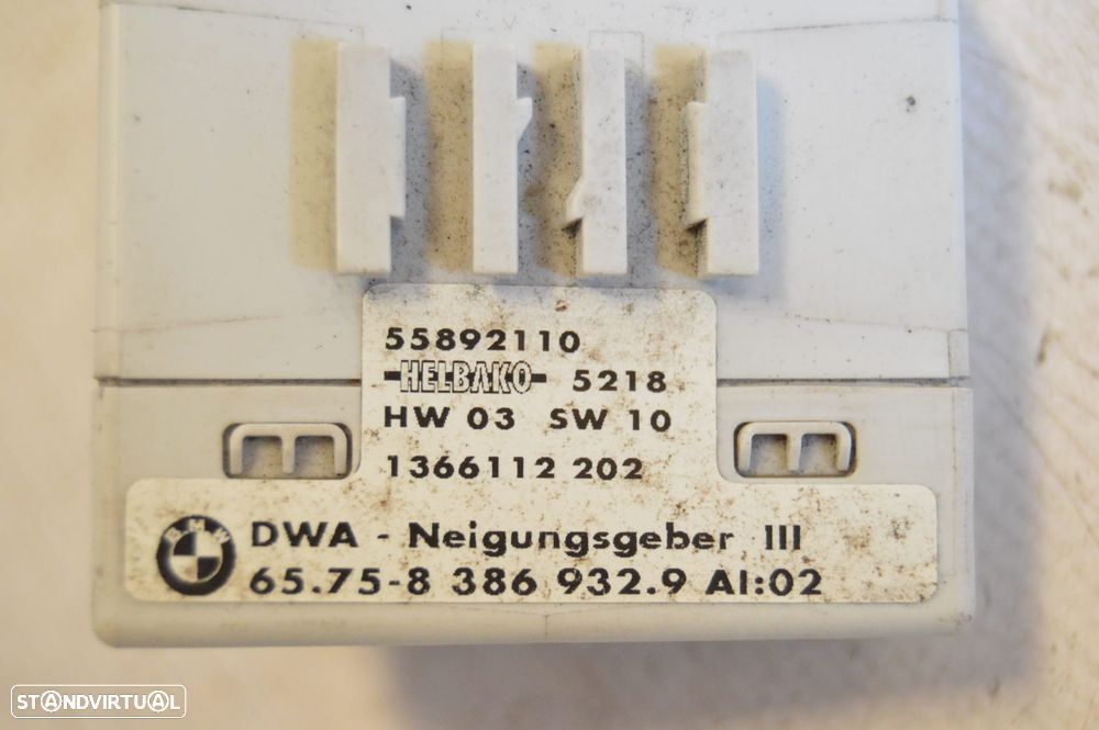 MODULO UNIDADE CONTROLO CENTRALINA SONORO BUZINA ALARME SIRENE 6575 83869329 657583869329 55892110 BMW SERIE 3 E46 325i 192CV M54B25 SERIE 5 E60 E61 - 4