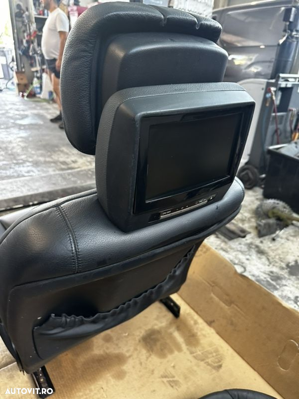 scaune interior piele neagră ventilație in Scune spate încălzire fata spate mercedes S class W221 s500 s320cdi s350 - 3