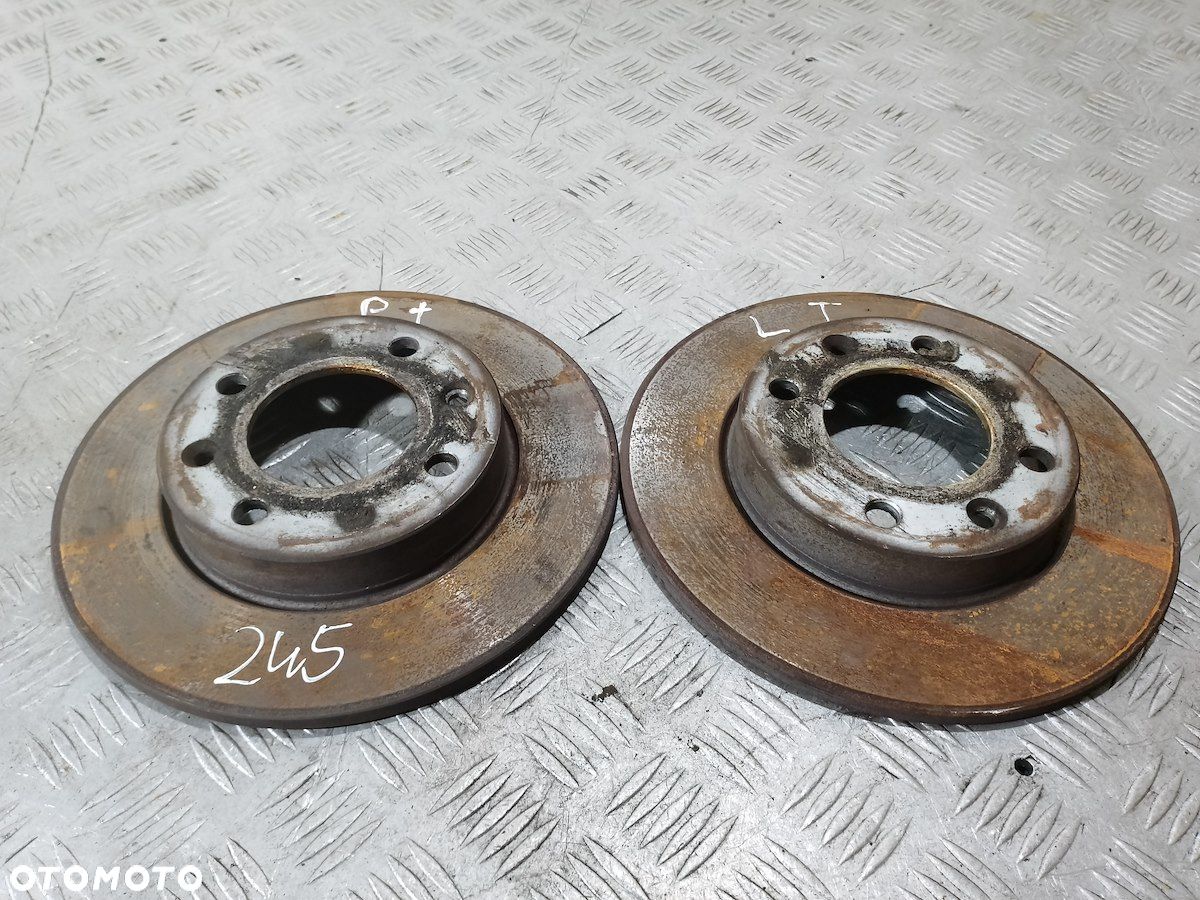 TARCZE HAMULCOWE TYŁ CITROEN C3 1.4 HDI - 1