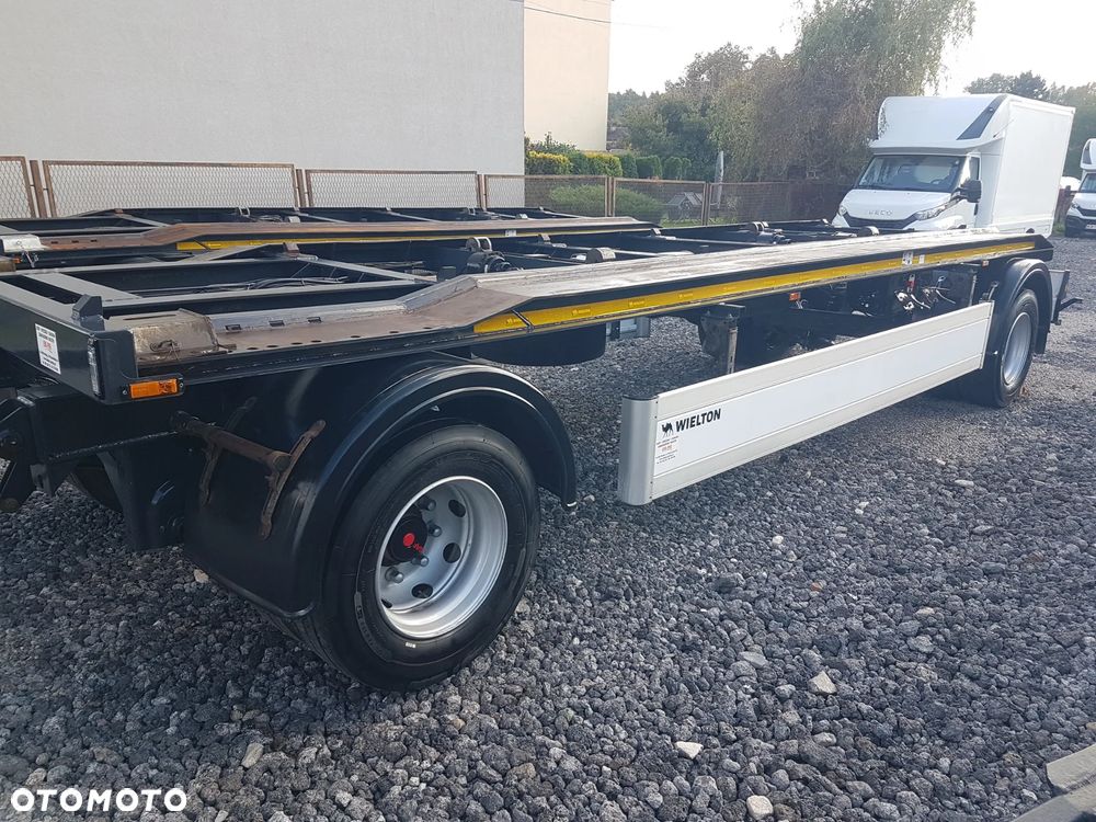 Wielton PS-2 PRZYCZEPA POD KONTENERY DO HAKOWCA 2-OSIE BLIŹNIAKI HUFFERMANN ZASŁAW SKIBICKI - 7