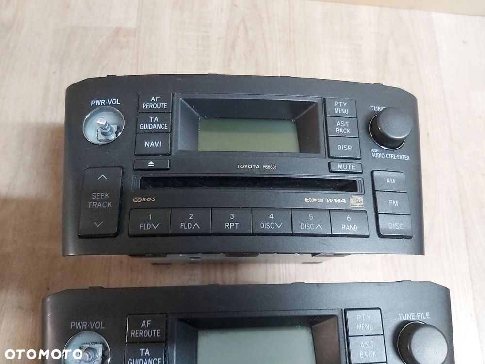 TOYOTA Avensis T25 LIFT Radio CD W58830 oryginał 86120-05110 - 3