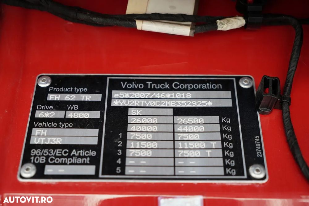Volvo FH 460 / SOLÓWKA / 6X2 / I-SAVE / I-PARK COOL / DIRECȚIE CU AXĂ RIDICATĂ / WIELTON - 34