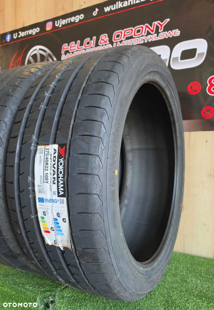 2x Opony Letnie YOKOHAMA ADVAN SPORT V105- 275/40/R22 - 2