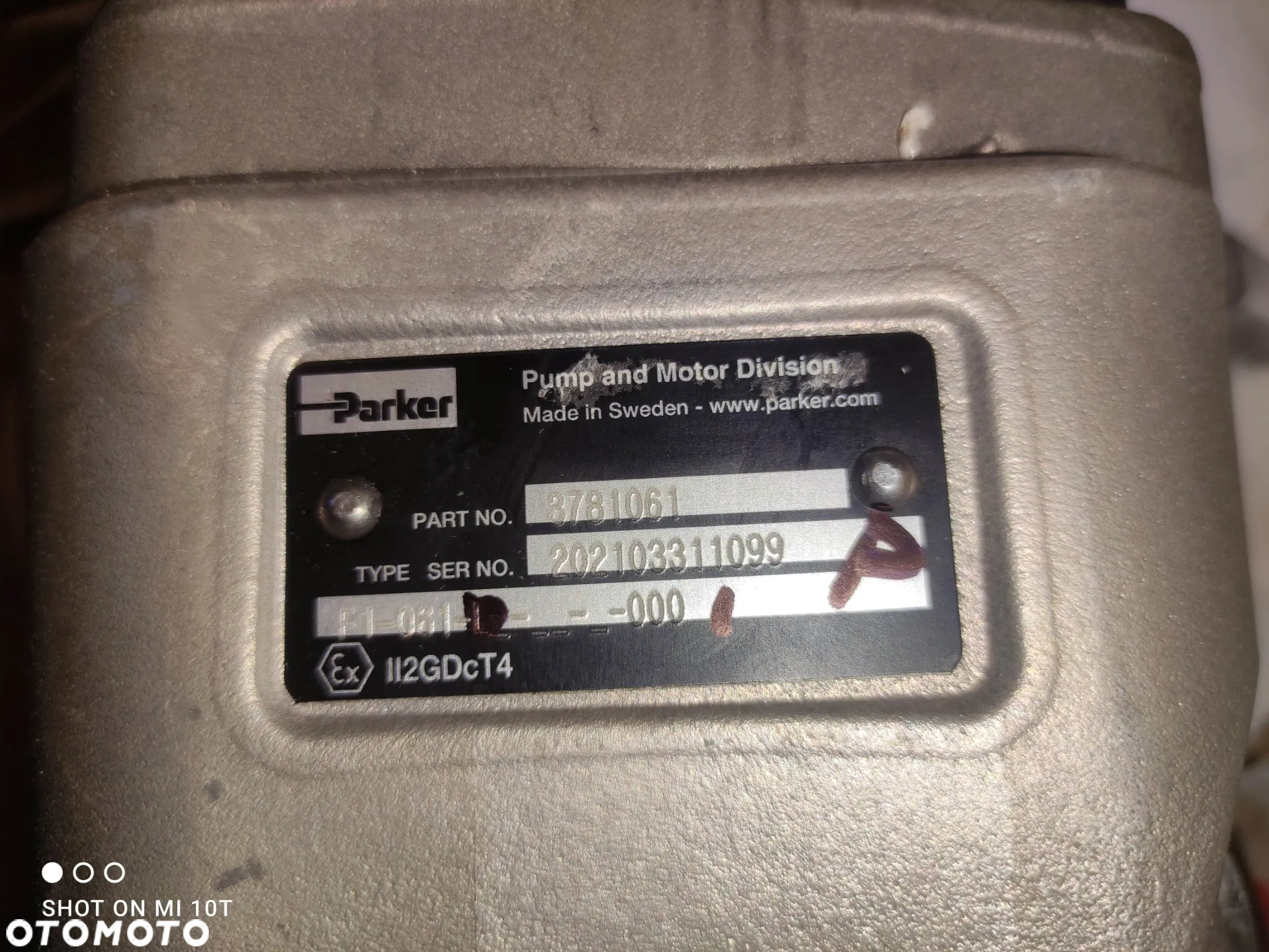 Pompa hydrauliczna Parker F1-061-L 8781061 - 2