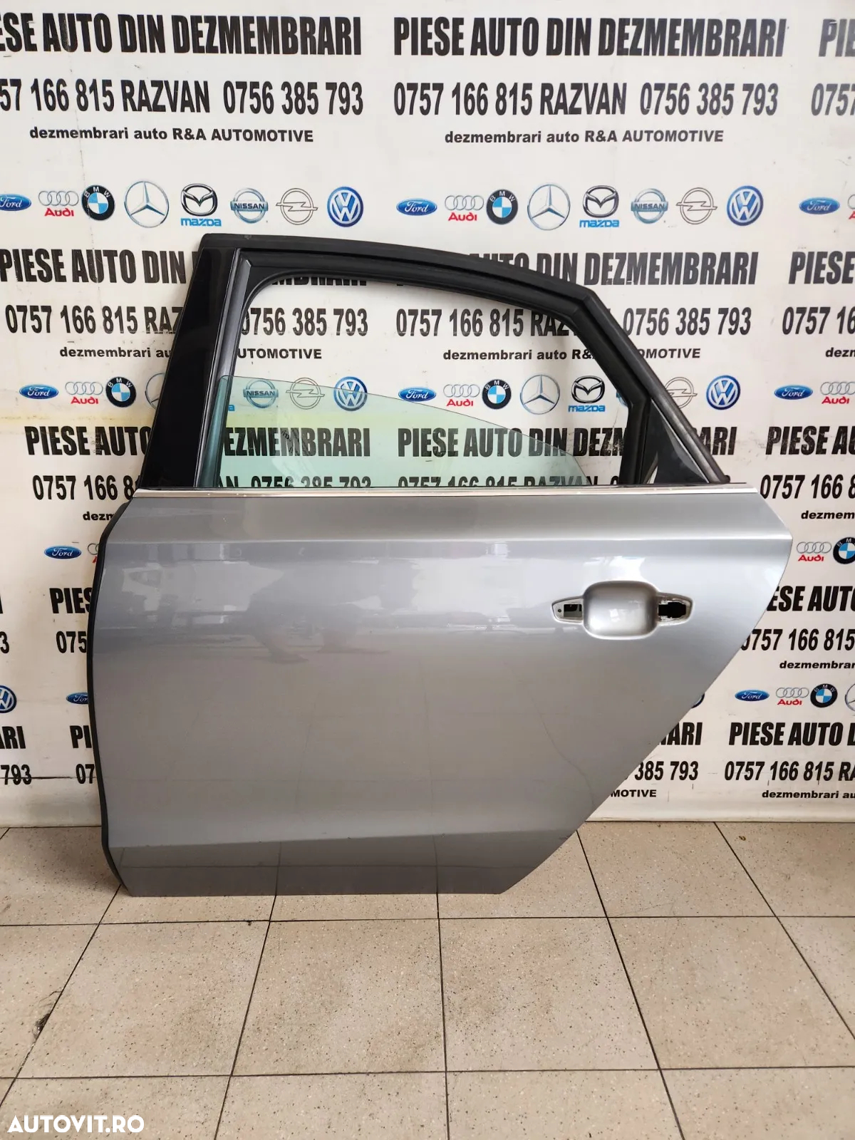 Usa Portiera Stanga Spate Audi A8 4H D4 An 2010-2011-2012-2013-2014-2015-2016-2017 Originala Impeca - 4