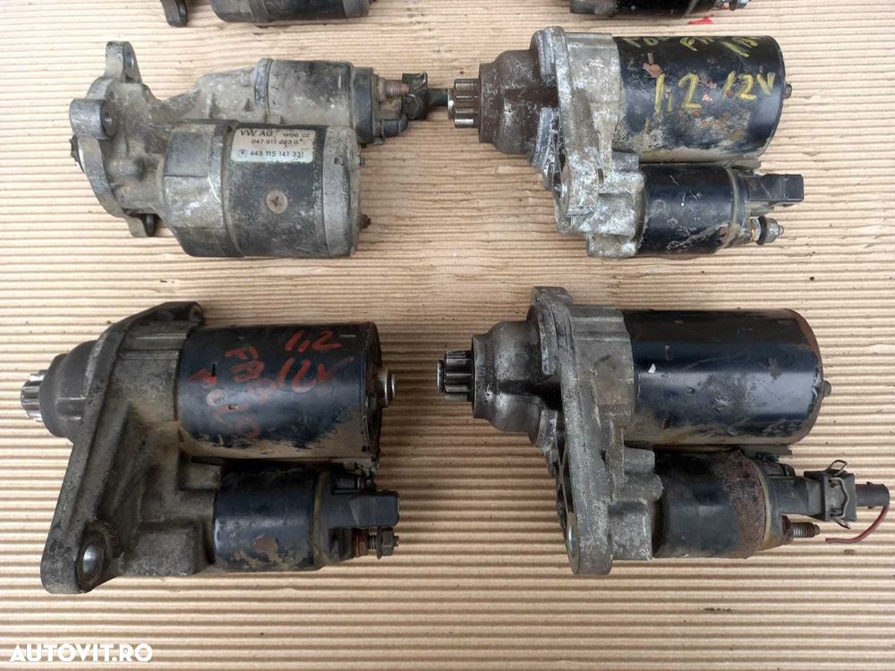 Vw Polo Seat Ibiza Skoda Fabia, electromotor 1,2 12v 1,4 mpi 1,4 16v - 3