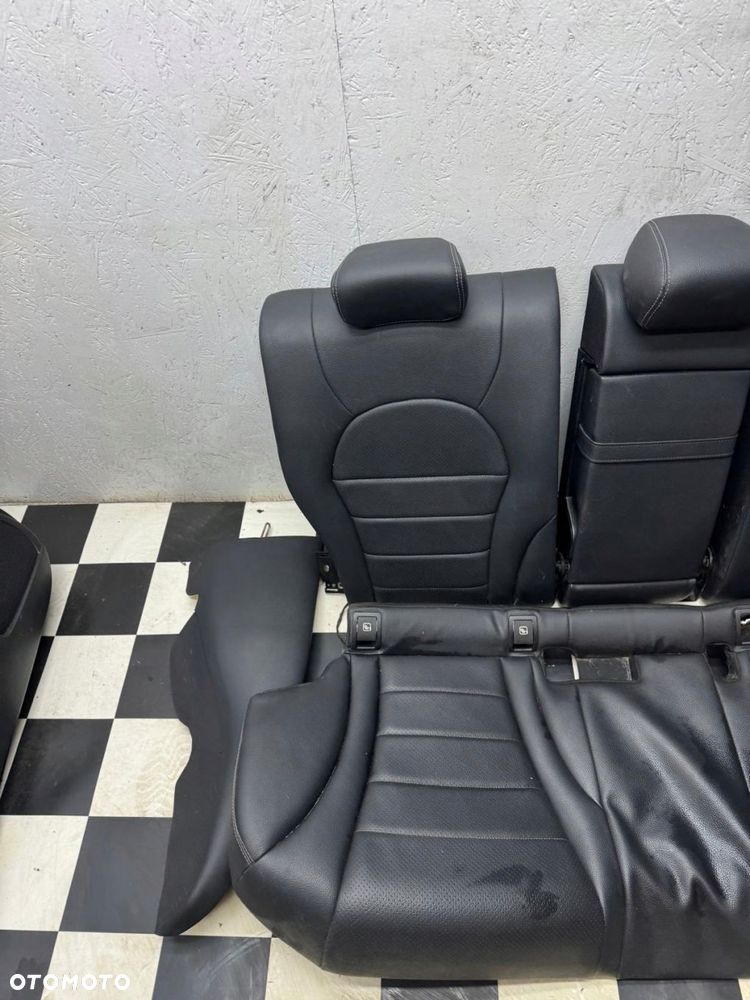 kanapa tył tylna mercedes c klasa w205 2014-2021 skóra - 3