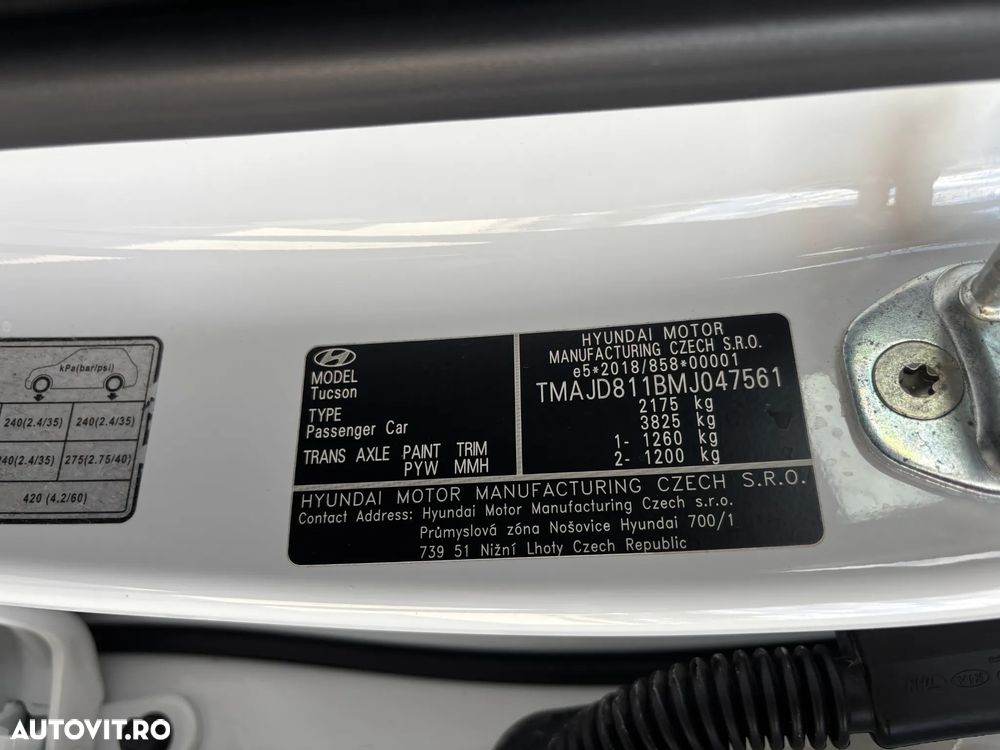 Hyundai Tucson 1.6 T-GDi HEV 2WD N Line - 39
