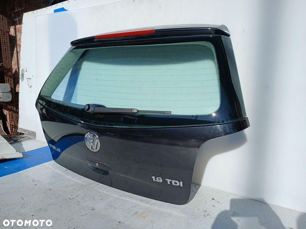 KLAPA TYŁ TYLNA VOLKSWAGEN POLO 9N LIFT 05-09r. CZARNA LC9Z - 2