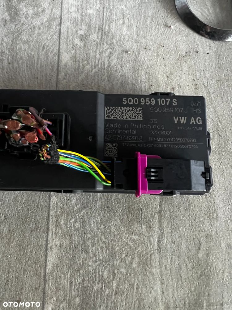 MODUL STEROWNIK KLAPY BAGAZNIKA SKODA VW TIGUAN II AUDI 5Q0959107S - 2